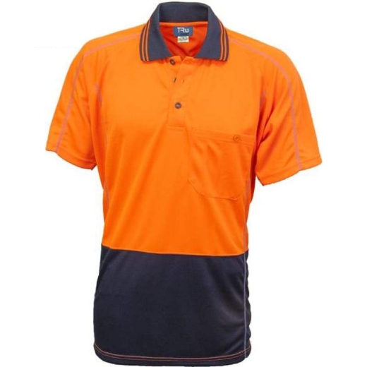 Picture of Tru Workwear, Polo Shirt, Short Sleeve, Micromesh